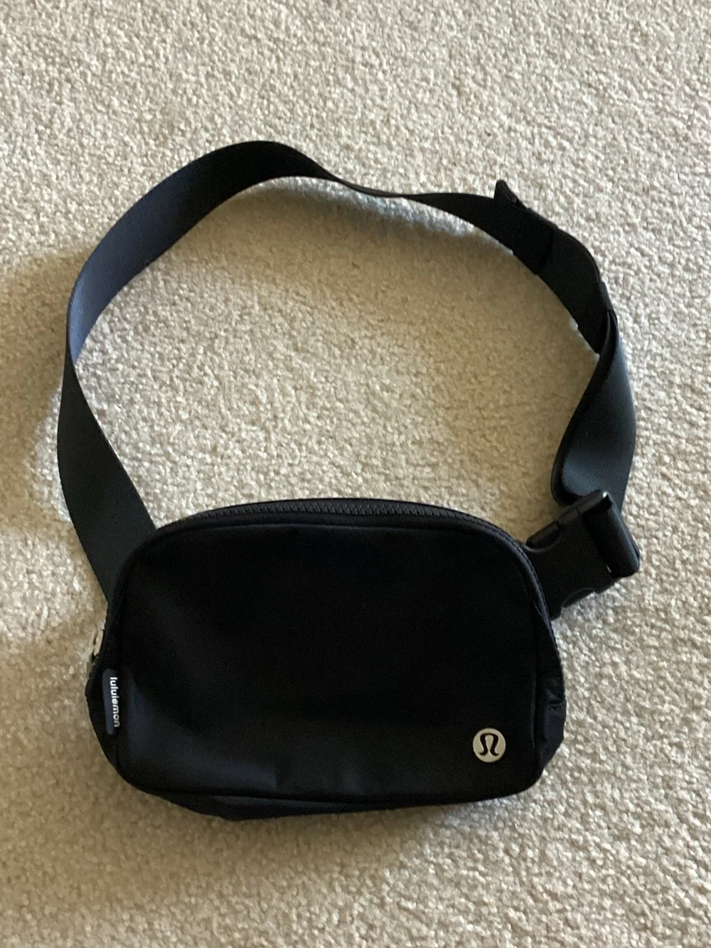 lululemon athletica Black Crossbody/Waist Pack with Adjustable Strap